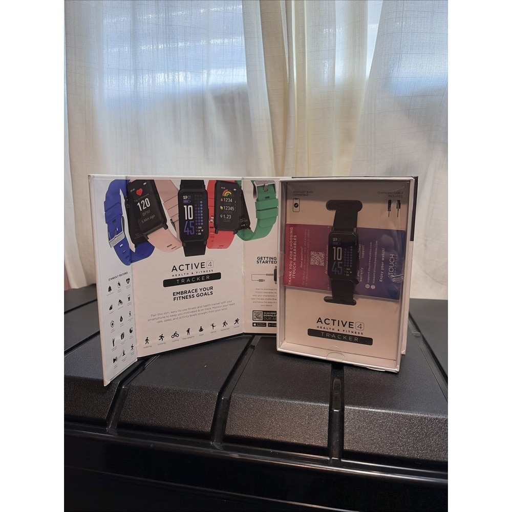 NEW iTouch Wearables Active 4 Unisex Black Watch/Fitness Tracker TC4S01-G02 BLK - Picture 3 of 5